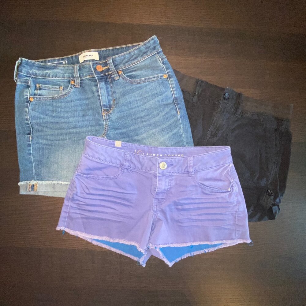 Set of 3 - Women's Shorts - Size: 2